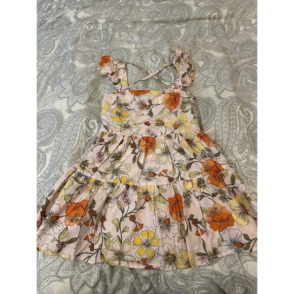 NWT XS Lottie and Holly pink floral dress - Picture 2 of 4